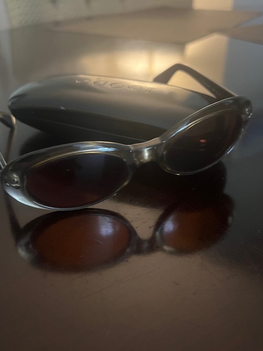 Vintage Gucci GG 2413/N/S Oval Sunglasses - Picture 7 of 13